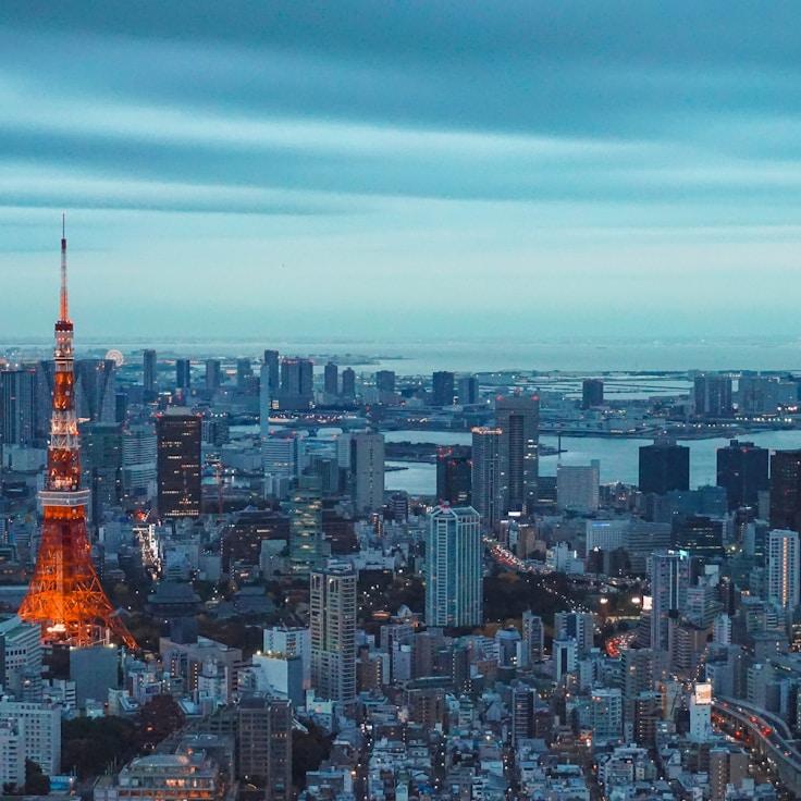 City skyline in Portland, United States